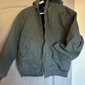 Men’s large Carhartt lined jacket